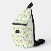 Bluebirds Crossbody Bag (Rechte Ecke)