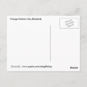 Bluebirds der Vintagen Mutter Postkarte (Rückseite)