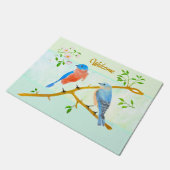 Bluebirds Doormat Fußmatte (Schrägansicht)