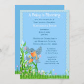Bluebirds Einladung Mama und Baby/Baby Dusche (Vorne/Hinten)