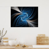 Bluebirds-Fraktal Poster (Küche)