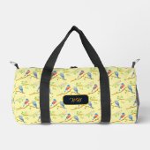 Bluebirds Gelbe Duffle Bag (Vorderseite)