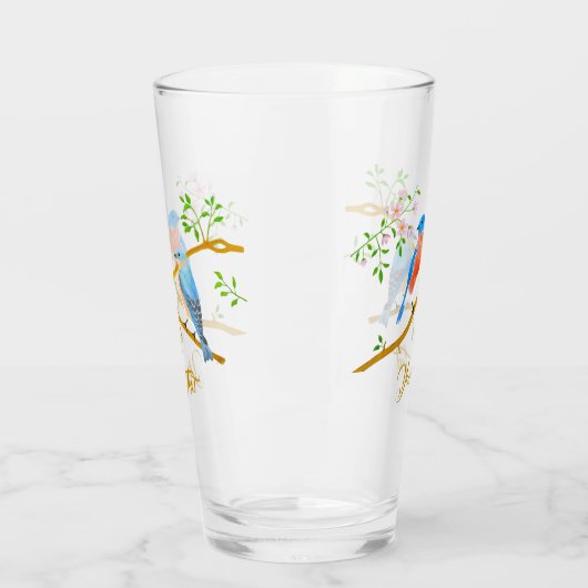 Bluebirds Glas (Links)