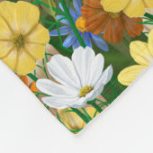 Bluebirds Goldfinches Birdhouses Blumengarten Fleecedecke (Ecke)