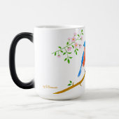 Bluebirds Große magische Tasse (Links)