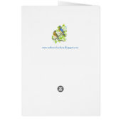 Bluebirds in a Hawthorn Tree Keep in Touch Blank (Hinten)