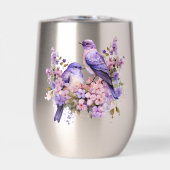 Bluebirds in Lilac-Blume (Vorderseite)