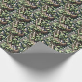 Bluebirds in Nest Geschenkpapier (Ecke)