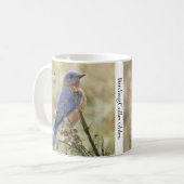 Bluebirds Kaffee-Tasse von BirdingCollectibles Kaffeetasse (Vorderseite Links)