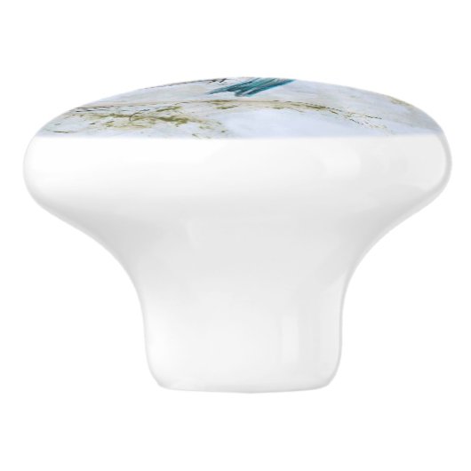 Bluebirds Keramikknauf (Seitenansicht)