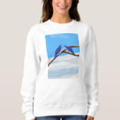 Bluebirds Lady Sweatshirt (Vorderseite)