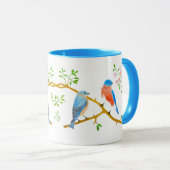 Bluebirds Light Blue Combo Tasse (VorderseiteRechts)