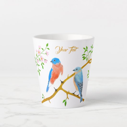 Bluebirds Milchtasse (Vorderseite)