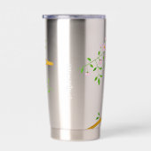 Bluebirds Mit Monogramm Thermobecher (Rechts)