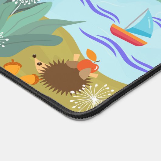 BLUEBIRDS OF HAPPINESS Chow Desk Mat Schreibtischunterlage (Ecke)