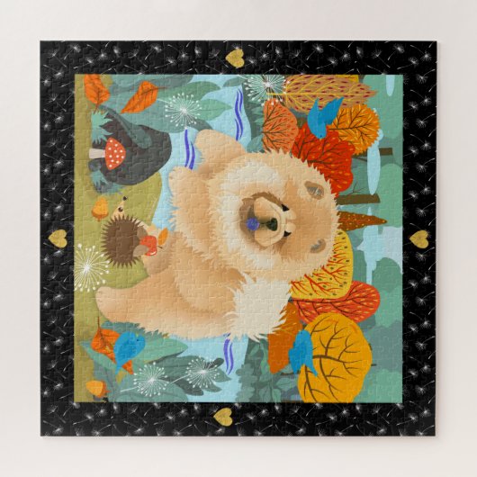 BLUEBIRDS OF HAPPINESS Chow jigsaw puzzle (Horizontal)