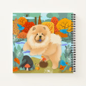 BLUEBIRDS OF HAPPINESS CHOW Spiral Notebook Notizblock (Rückseite)