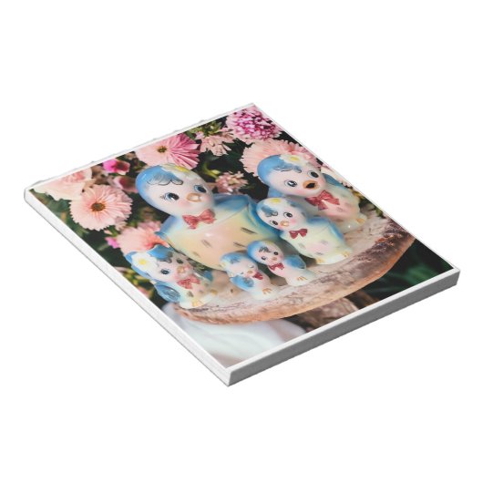 BlueBirds of Happiness-Notebook Notizblock (angewinkelt)