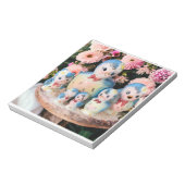 BlueBirds of Happiness-Notebook Notizblock (Rotiert)