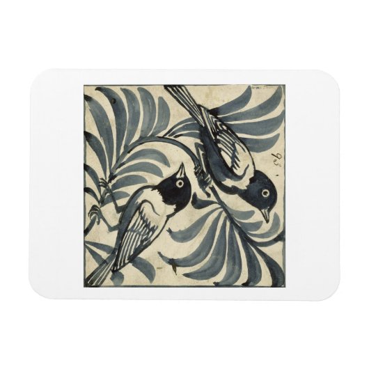 Bluebirds (ohne Papier) Magnet (Horizontal)