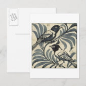 Bluebirds (ohne Papier) Postkarte (Vorne/Hinten)