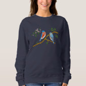 Bluebirds Pair Dark Blue Sweatshirt (Vorderseite)