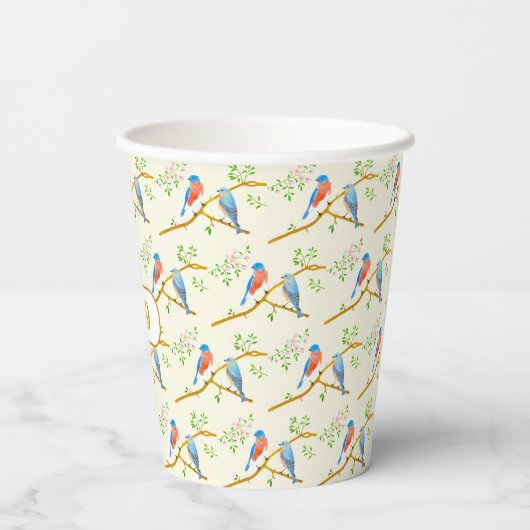 Bluebirds Pappbecher (Rückseite)