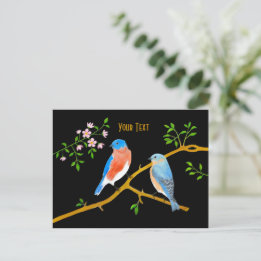 Bluebirds Postkarte