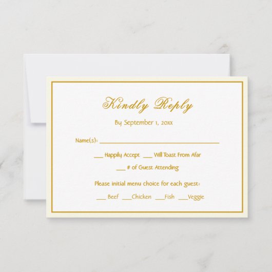 Bluebirds RSVP Wedding Response Card Karte (Vorderseite)