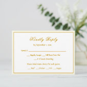 Bluebirds RSVP Wedding Response Card Karte (Stehend Vorderseite)