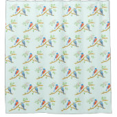 Bluebirds Seabreeze Duschvorhang (Vorderseite)