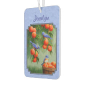 Bluebirds und Pfirsiche Blue Autolufterfrischer (Links)