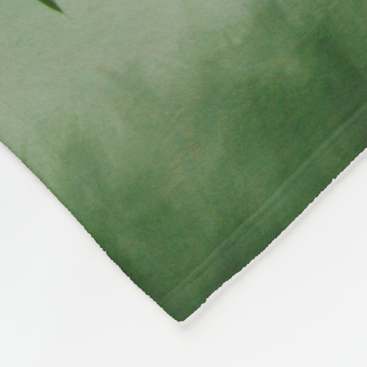 Bluebirds und Pfirsiche Fleecedecke (Ecke)