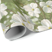 Bluebirds und RundBirdhouse Geschenkpapier (Rolleneckpunkt)