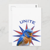 Bluebirds UNITE Postcard Postkarte (Vorne/Hinten)