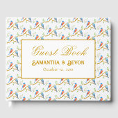 Bluebirds Wedding Gästebuch (Vorderseite)