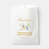 Bluebirds Wedding Geschenktütchen (Vorderseite)