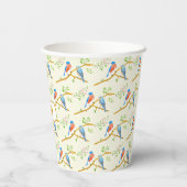 Bluebirds Wedding Pappbecher (Rückseite)