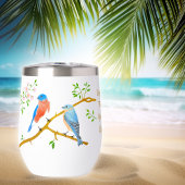Bluebirds White Wine Tumbler
