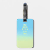 Bluebirds zweiseitig gepäckanhänger (Rückseite vertikal)