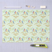 Bluebirs Weißes Grünbuch Seidenpapier (Handwerk)