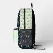 Bluebirts Blackpack Black & Bale Green Bedruckter Rucksack (Rechts)