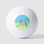 Bluebirts blass blau und grün golfball (Vorderseite)