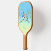 Bluebirts blass blau und grün pickleball schläger (Links)