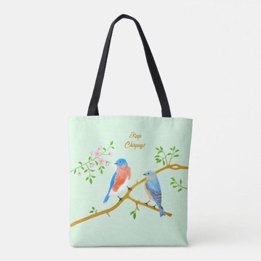 Bluebirts blassgrün tasche (Rückseite)