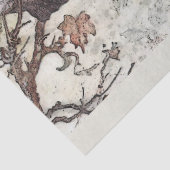 Bluebirts & Blüten Wasserfarben-Entfärbung Seidenpapier (Detail)