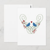 Bluebirts I Postkarte (Vorne/Hinten)