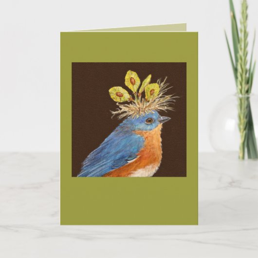 Bluebirts-Karte für Männer und Frauen Karte (Vorderseite)