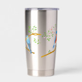 Bluebirts, Mit Monogramm, Edelstahl Thermobecher (Links)