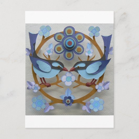 Bluebirts Postkarte (Vorderseite)